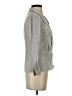 Petite Sophisticate 100% Polyester Houndstooth Gray Long Sleeve Blouse Size 2 Petite - photo 4