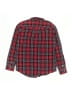 Janie and Jack 100% Cotton Plaid Red Long Sleeve Button-Down Shirt Size 8 - photo 2