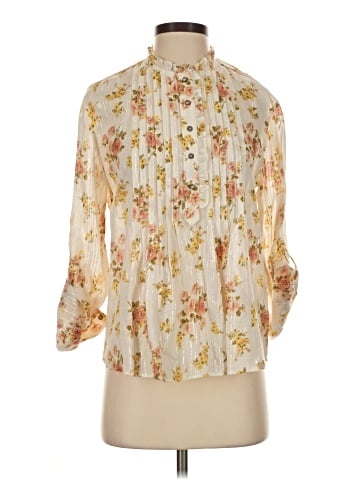 La Vie Rebecca Taylor 3/4 Sleeve Blouse (view 1)