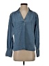 Madewell Blue Long Sleeve Blouse Size S - photo 1