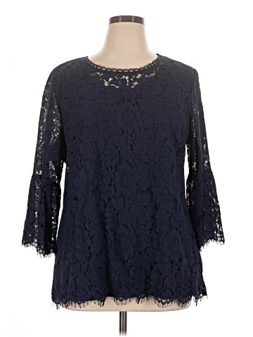 Isaac Mizrahi LIVE! 3/4 Sleeve Blouse (view 1)