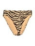 Unbranded Animal Print Tan Swimsuit Bottoms Size XL (estimated) - photo 1