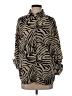 Fashion Nova 100% Polyester Animal Print Brown Long Sleeve Blouse Size S - photo 1