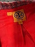 Tory Burch Tweed Red Blazer Size 12 - photo 6