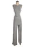 Pink Lily Solid Gray Jumpsuit Size M - photo 1