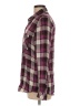 Gap 100% Rayon Plaid Purple Long Sleeve Button-Down Shirt Size M - photo 5