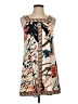 BCBGMAXAZRIA Print Tan Casual Dress Size XS - photo 1