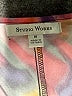 Studio Works 100% Polyester Orange Short Sleeve Blouse Size M - photo 7