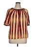 Worthington 100% Polyester Orange Short Sleeve Blouse Size XL - photo 1