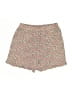 Pieces 100% Polyester Floral Ivory Shorts Size L - photo 1