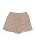 Pieces 100% Polyester Floral Ivory Shorts Size L - photo 2