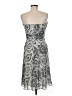 Venus 100% Polyester Paisley Gray Cocktail Dress Size 8 - photo 2