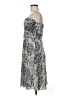 Venus 100% Polyester Paisley Gray Cocktail Dress Size 8 - photo 5