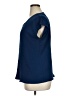 Unbranded 100% Polyester Blue Short Sleeve Blouse Size XL - photo 5