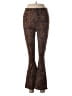 7 For All Mankind Animal Print Brown Active Pants Size 28 waist - photo 1