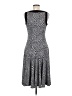 Linea Domani Graphic Gray Casual Dress Size 6 - photo 2