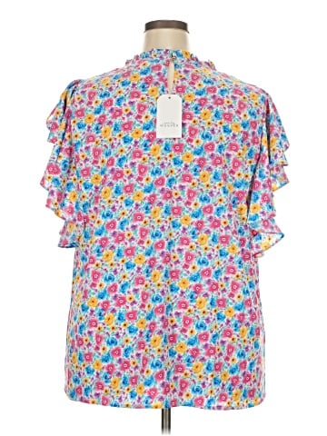 Emily Wonder Short Sleeve Blouse (view 2)