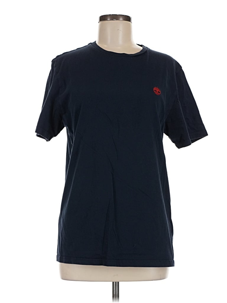 Pre-owned Timberland Short Sleeve T-shirt In Blue