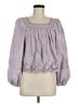 Universal Thread 100% Cotton Purple 3/4 Sleeve Blouse Size M - photo 1