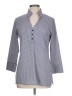 Leggiadro Gray 3/4 Sleeve Button-Down Shirt Size 10 (3) - photo 1