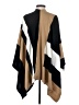 Parrish LA Stripes Brown Poncho Size 0 - photo 2