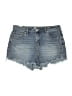 Almost Famous Blue Denim Shorts Size 13 - photo 1