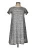 Just Love Gray Casual Dress Size S - photo 1