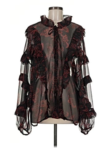 MISA Los Angeles Long Sleeve Blouse (view 1)