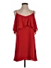 Aqua 100% Polyester Red Cocktail Dress Size XS - photo 1