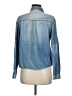 Express Blue Long Sleeve Button-Down Shirt Size M - photo 2