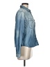 Express Blue Long Sleeve Button-Down Shirt Size M - photo 4