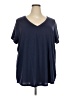 Torrid Blue Short Sleeve T-Shirt Size 4X Plus (4) - photo 1