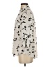 Iz Byer 100% Polyester Print Ivory 3/4 Sleeve Blouse Size S - photo 5
