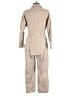 Polagram Solid Tan Jumpsuit Size L - photo 2
