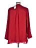 Coldwater Creek 100% Polyester Red Long Sleeve Blouse Size L (petite) - photo 2