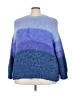 Lane Bryant Color Block Blue Pullover Sweater Size 26 - 28 Plus - photo 1
