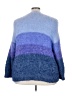 Lane Bryant Color Block Blue Pullover Sweater Size 26 - 28 Plus - photo 2