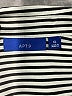 Apt. 9 100% Polyester Stripes Black 3/4 Sleeve Blouse Size XL - photo 7