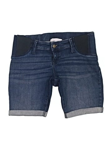 Isabel Maternity Denim Shorts (view 1)