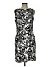 AGB Graphic Black Cocktail Dress Size 12 - photo 1