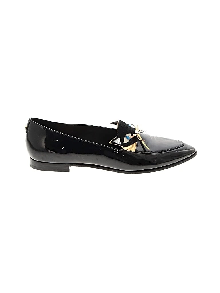 Pre-owned Kate Spade New York Flats In Black