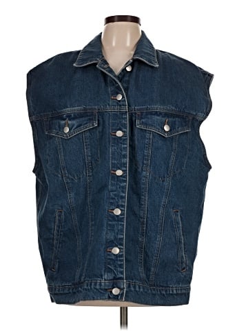 Universal Thread Denim Vest (view 1)
