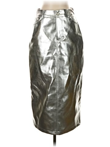 7 For All Mankind Faux Leather Skirt (view 1)