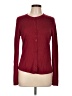 August Silk Burgundy Cardigan Size L - photo 1