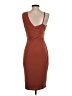 NSR Solid Brown Cocktail Dress Size S - photo 2