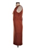 NSR Solid Brown Cocktail Dress Size S - photo 5