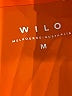 WILO 100% Nylon Orange 3/4 Sleeve Button-Down Shirt Size M - photo 7