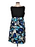 Jessica Howard Graphic Blue Cocktail Dress Size 12 - photo 2