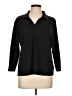 Lands' End Black Pullover Sweater Size Lg Petite - photo 1