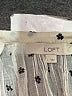 Ann Taylor LOFT Polka Dots Ivory Long Sleeve Blouse Size L - photo 7